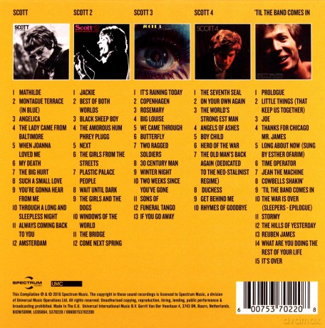 Scott Walker: 5 Classic Albums [5CD]