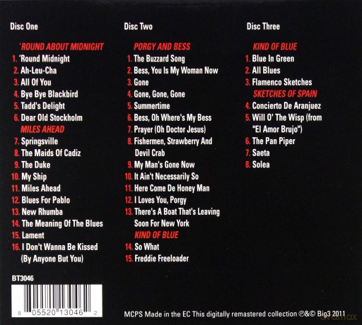 Miles Davis: 5 Essential Original Albums [3CD]