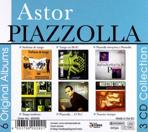 Astor Piazzolla: 6 Original Albums [3CD]