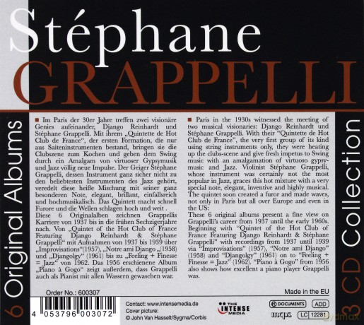 Stephane Grappelli: 6 Original Albums [3CD]