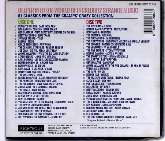 61 Classics From The Cramps [2CD]