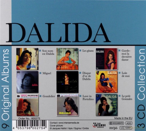 Dalida: 9 Original Albums [3CD]