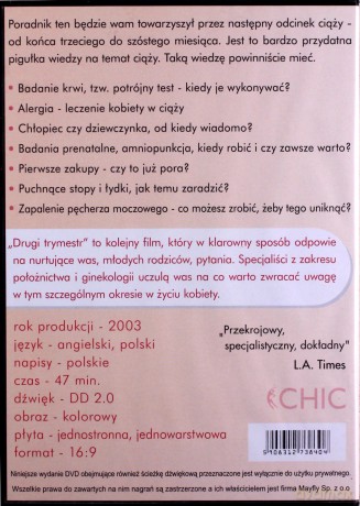 Ciąża dla opornych: drugi trymestr [DVD]