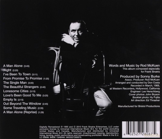 Frank Sinatra: A Man Alone [CD]