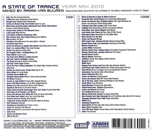 Armin Van Buuren: A State Of Trance Year Mix 201 [2CD]