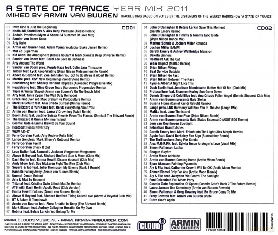 Armin Van Buuren: A State Of Trance Yearmix 2011 [2CD]