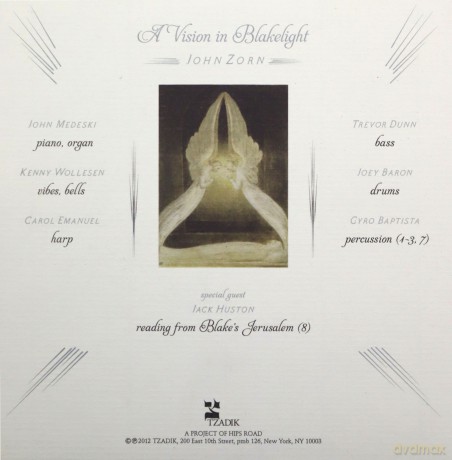 John Zorn: A Vision In Blakelight [CD]