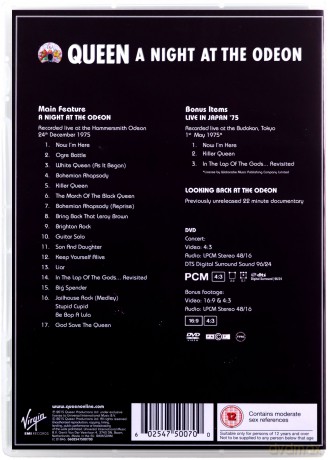 Queen: A Night At The Odeon [DVD]
