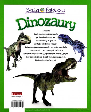 Baza faktów. Dinozaury [KSIĄŻKA]