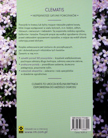 Clematis. Najpiękniejsze gatunki powojników - Friedrich Manfred Westphal [KSIĄŻKA]