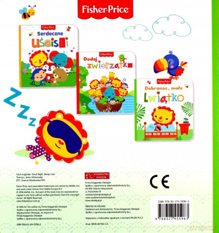 Fisher Price. Dobranoc, małe lwiątko [KSIĄŻKA]