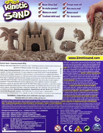 Kinetic Sand - brązowy piasek 910 g