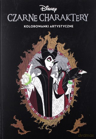 Kolorowanki artystyczne. Czarne charaktery [KSIĄŻKA]