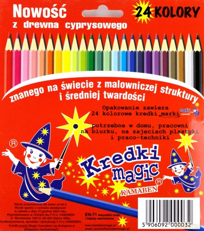 Kredki Magic 24 kolory