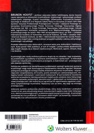 Kryminologia - Brunon Hołyst [KSIĄŻKA]