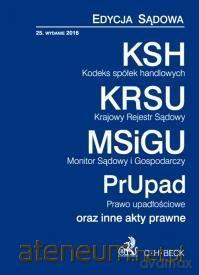KSH,KRSU, MSiGU, PrUpad oraz inne akty prawne [KSIĄŻKA]