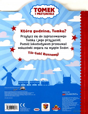 Książka z zegarem. Odmierzaj czas z Tomkiemi [KSIĄŻKA]