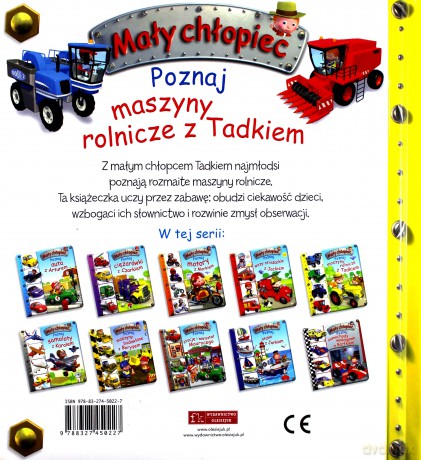 Mały chłopiec. Poznaj maszyny rolnicze z Tadkiem - Emilie Beaumont, Nathalie Belineau [KSIĄŻKA]