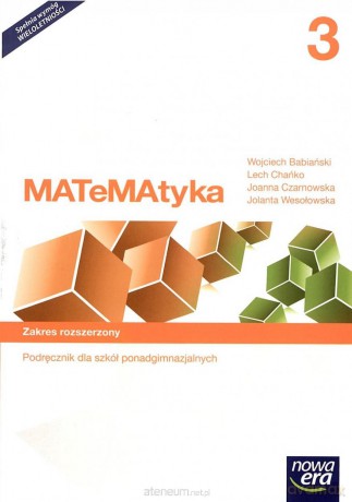 MATeMAtyka LO 3 Zakres rozszerzony Podręcznik [KSIĄŻKA]