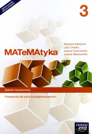 MATeMAtyka LO 3 Zakres rozszerzony Podręcznik [KSIĄŻKA]