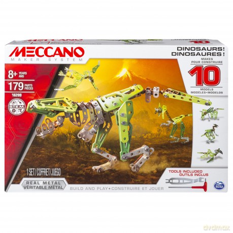 Meccano Core - Multi zestaw 10 modeli - dinozaur [KLOCKI]