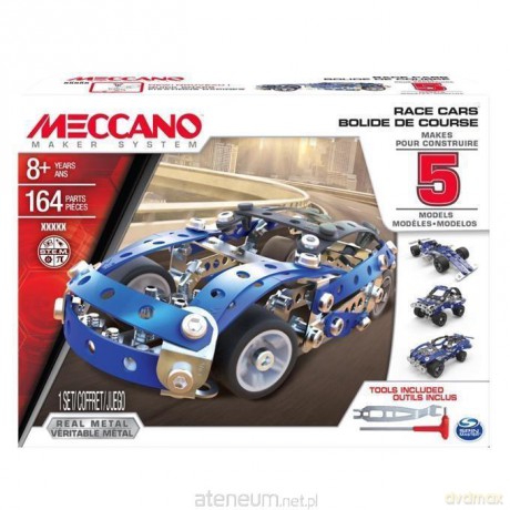 Meccano Core - Multi zestaw 5 modeli - samochód [KLOCKI]