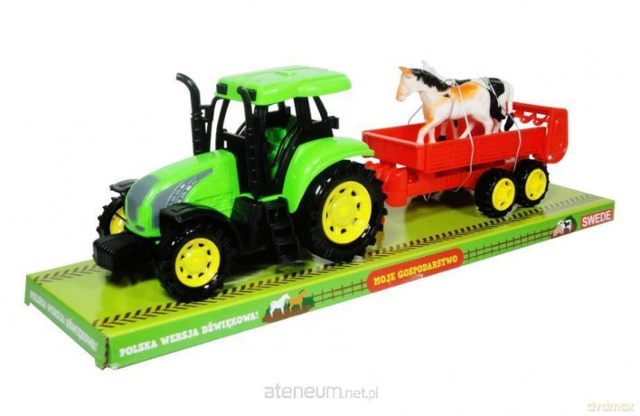 Moje gospodarstwo - Traktor z przyczepą i zwierzętami