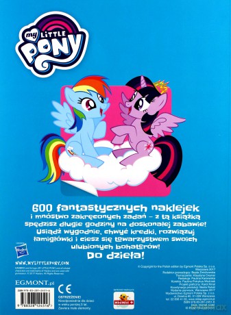 My Little Pony. 600 naklejek [KSIĄŻKA]