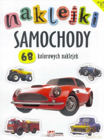 Naklejki. Samochody [KSIĄŻKA]