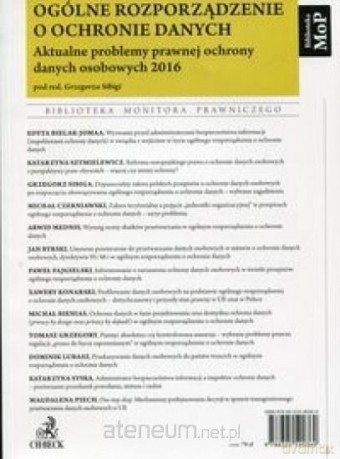 Ogólne rozporządzenie o ochronie danych [KSIĄŻKA]