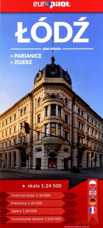 Plan Miasta EuroPilot. Łódź,Pabianice,Zgierz