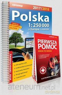 Polska 2017/2018 atlas samochodowy 1:250 000 [KSIĄŻKA]
