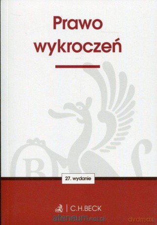 Prawo wykroczeń [KSIĄŻKA]