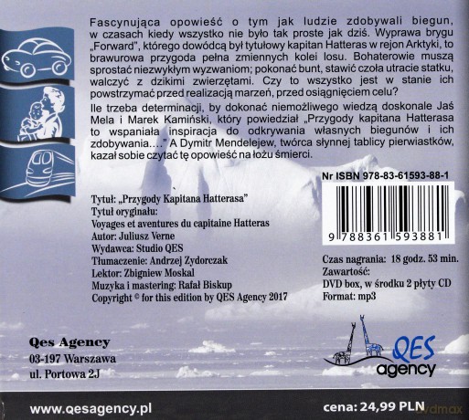 Przygody kapitana Hatterasa QES - Juliusz Verne [AUDIOBOOK]
