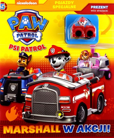 Psi Patrol Pojazdy specjalne 5 Marshal w akcji [KSIĄŻKA]