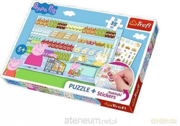 TREFL 35 plus - Świnka Peppa na zakupach (75117) [PUZZLE]