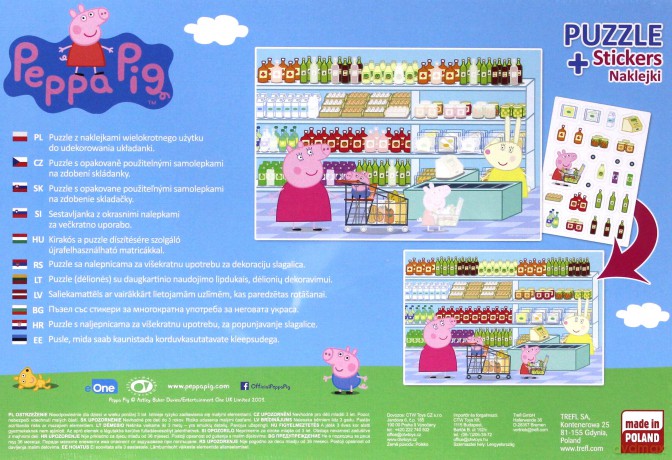 TREFL 35 plus - Świnka Peppa na zakupach (75117) [PUZZLE]