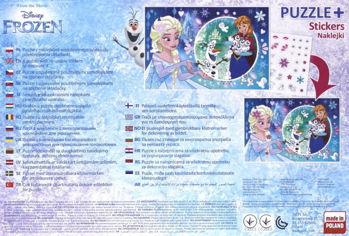 TREFL 54 plus - Magiczna moc Elsy Kraina Lodu (75115) [PUZZLE]