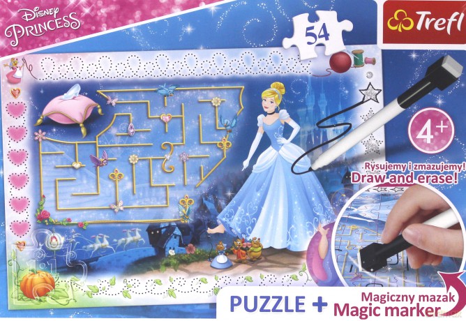 TREFL 54 plus - W poszukiwaniu pantofelka Disney Princess (75112) [PUZZLE]
