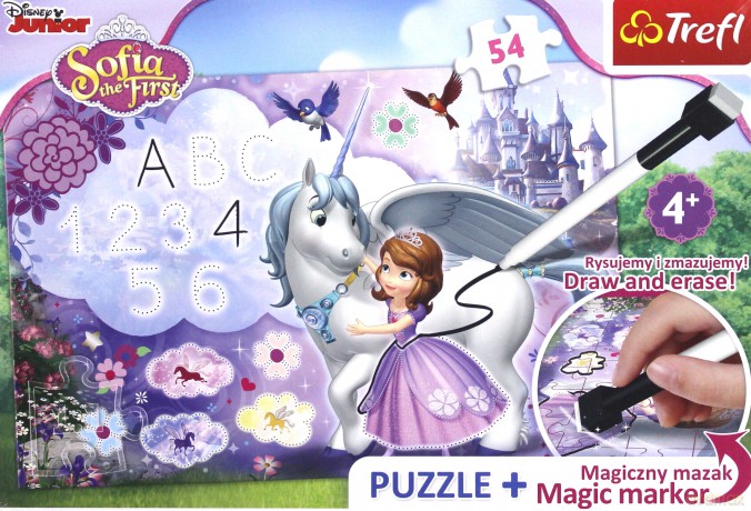 TREFL 54 plus - Zosia i jednorożec Jej Wysokość Zosia (75113) [PUZZLE]