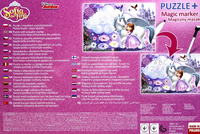 TREFL 54 plus - Zosia i jednorożec Jej Wysokość Zosia (75113) [PUZZLE]