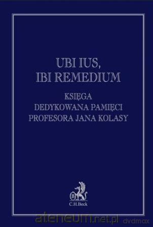Ubi ius, ibi remedium [KSIĄŻKA]