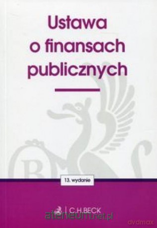 Ustawa o finansach publicznych [KSIĄŻKA]