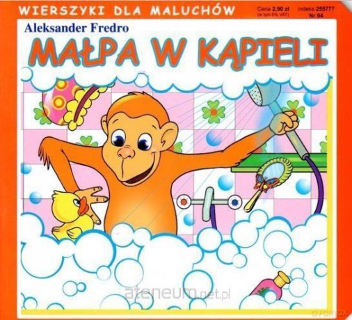 Wierszyki Małpa w kąpieli - Aleksander Fredro [KSIĄŻKA]