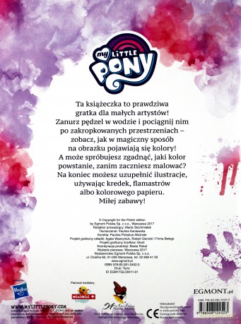 Wodne kolorowanie. My Little Pony [KSIĄŻKA]