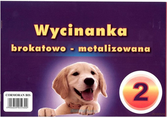 Wycinanka A4 brokatowo - metalizowana 2