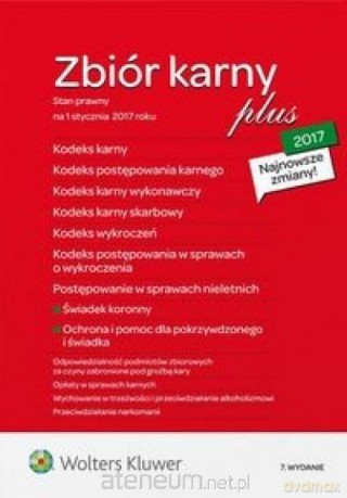 Zbiór karny 2017 PLUS [KSIĄŻKA]