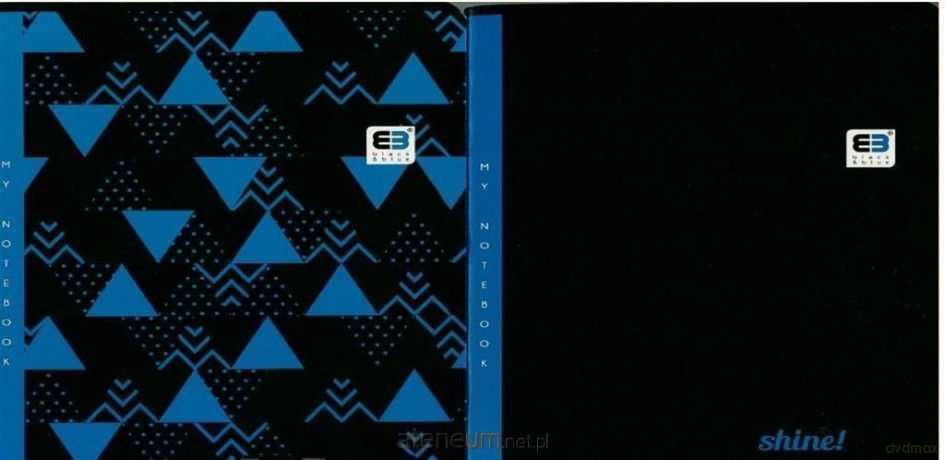 Zeszyt A5/60K linia Black&Blue (10 szt)