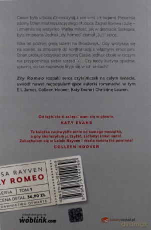 Zły Romeo - Leisa Rayven [KSIĄŻKA]