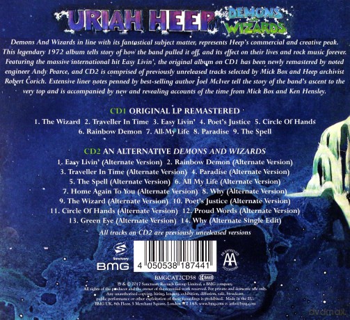 Uriah Heep: Demons And Wizards [2CD]